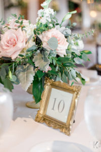 St Augustine Florida Wedding Reception Grand Ballroom Table Detail