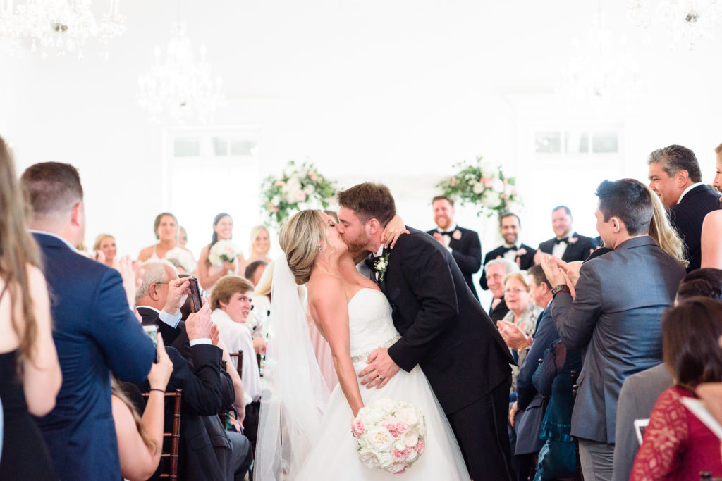St Augustine Wedding Venues Villa Blanca Bride and Groom Kiss
