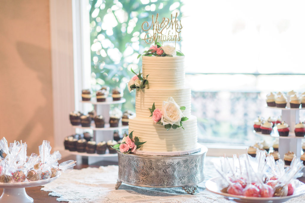 St Augustine Wedding Venues Floral Wedding Cake