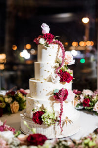 St. Augustine Winter Wedding Ballroom Cake